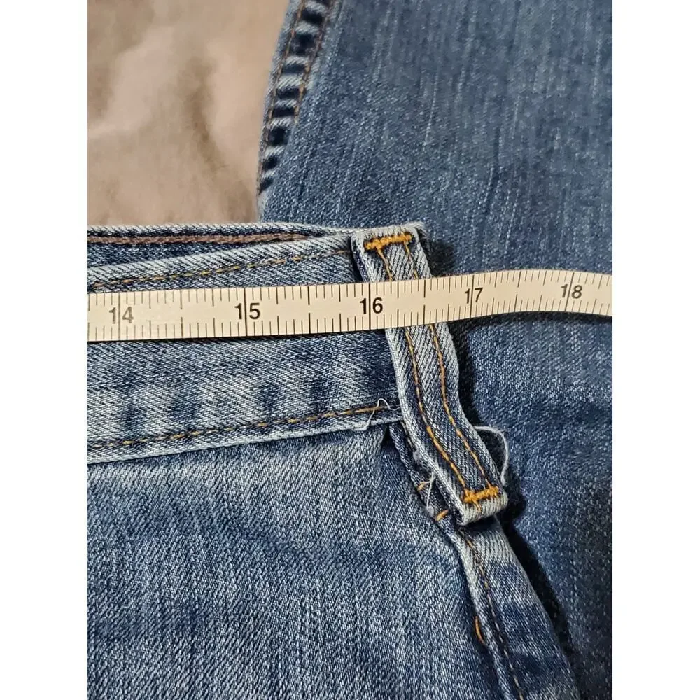Carhartt BD2804‑M Rugged Flex Jeans Mens 33x32 Blue Relaxed Fit Workwear Stretch